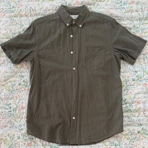 Old Navy Men's Dark Olive Casual Shirt